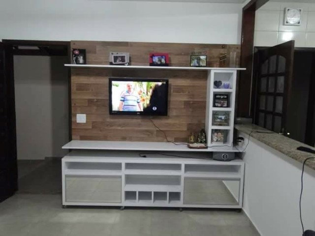Painel para TV com Nichos - Móvel Planejado